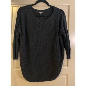 Express, size medium, black sweater tunic
